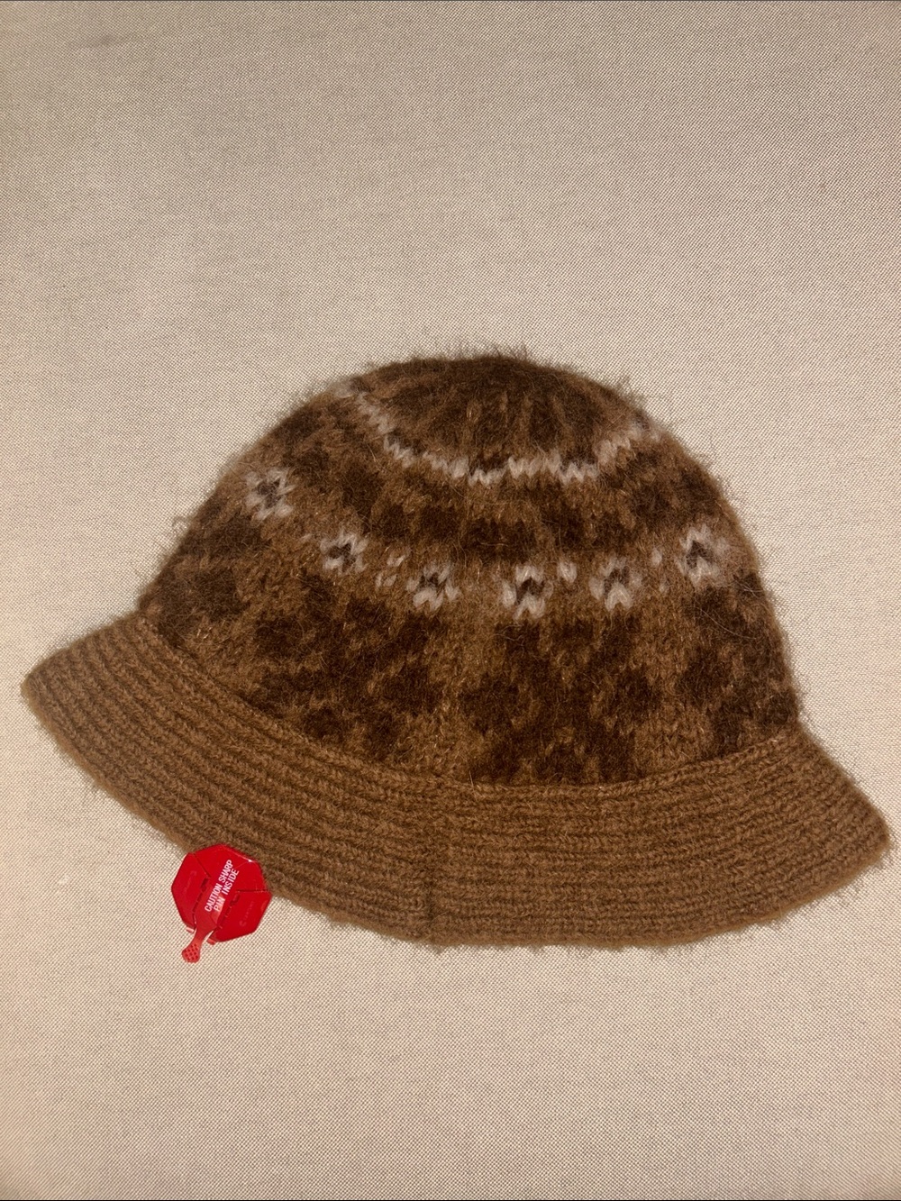 Frame Brown Patterned Bucket Hat - Picture 4 of 5